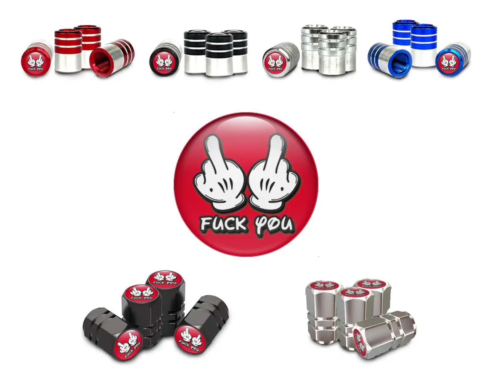 Rim Valve Stem Covers for SUVs Force